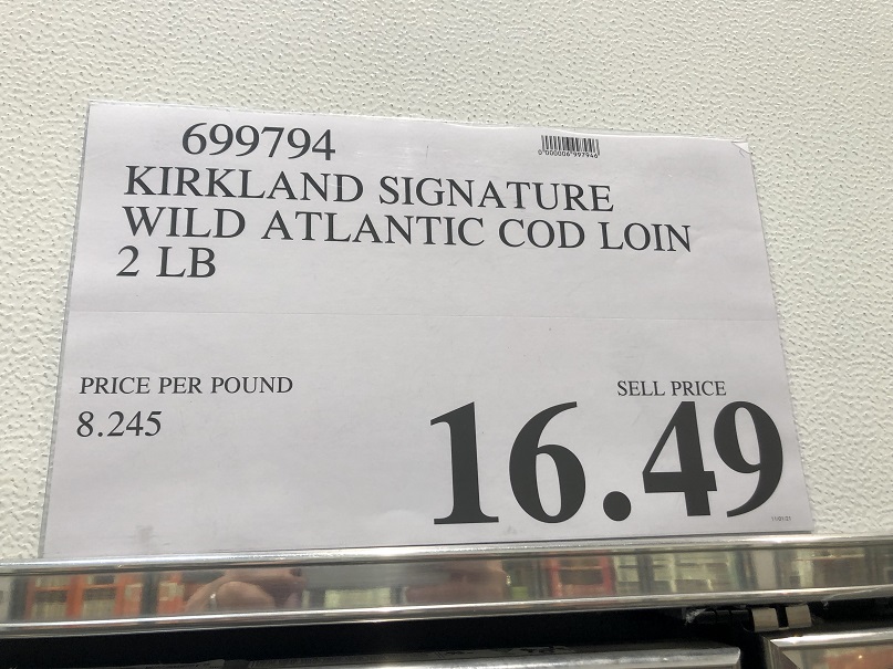 Cost of Frozen Cod at Costco