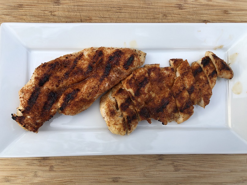 Grilled Chicken Breasts with Trader Joes BBQ 101 Seasoning