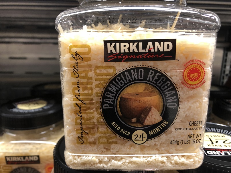 Kirkland Shredded Parmesan Reggiano