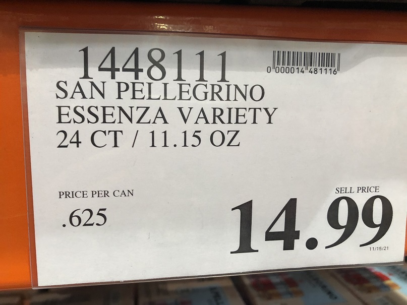 San Pellegrino Flavored Sparkling Water at Costco Review
