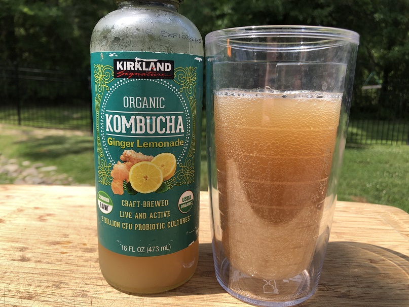 Kirkland Organic Ginger Lemonade Kombucha at Costco ...