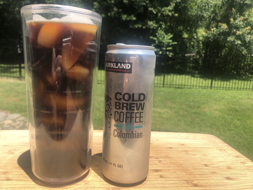 Kirkland Cold Brew Coffee Over Ice