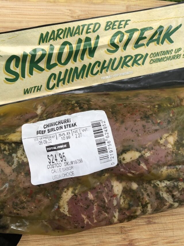 Chimichurri Marinated Sirloin Steak at Costco Story Shopping With Dave