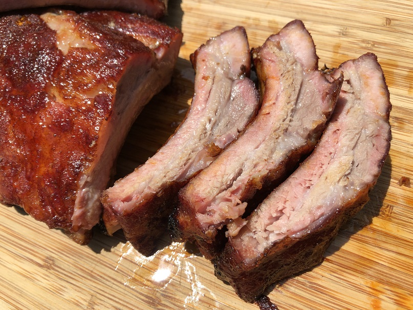 Baby Back Ribs Smoked with Kirkland Wood Pellets
