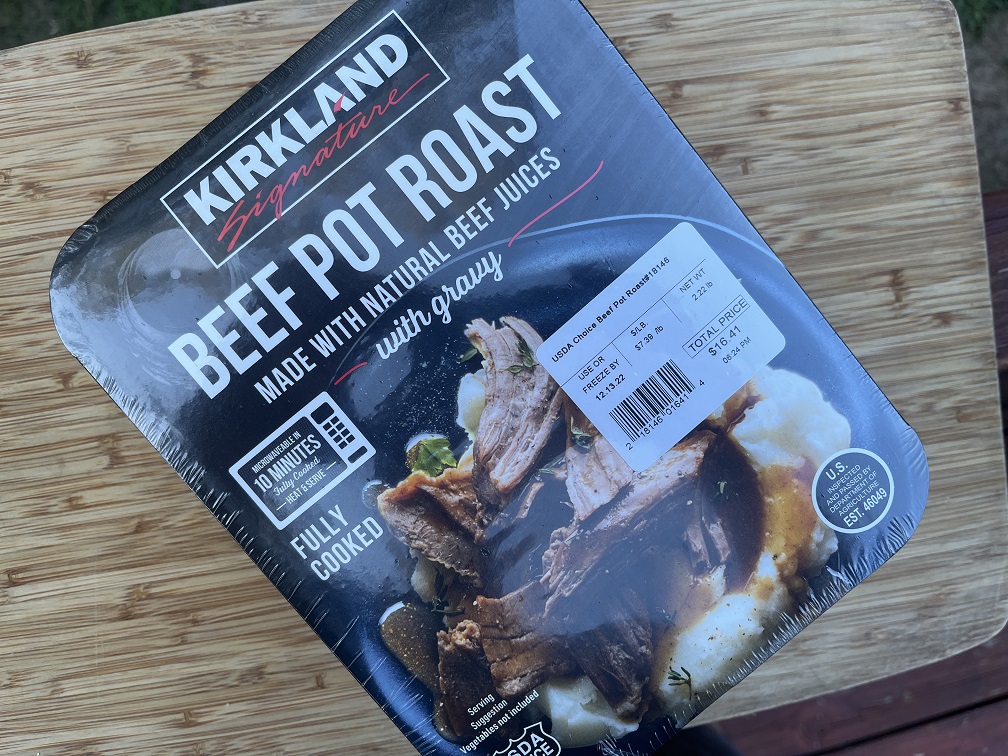 Package of Costco Pot Roast