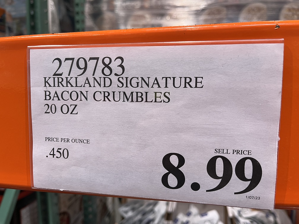 Price of Bacon Crumbles at Costco
