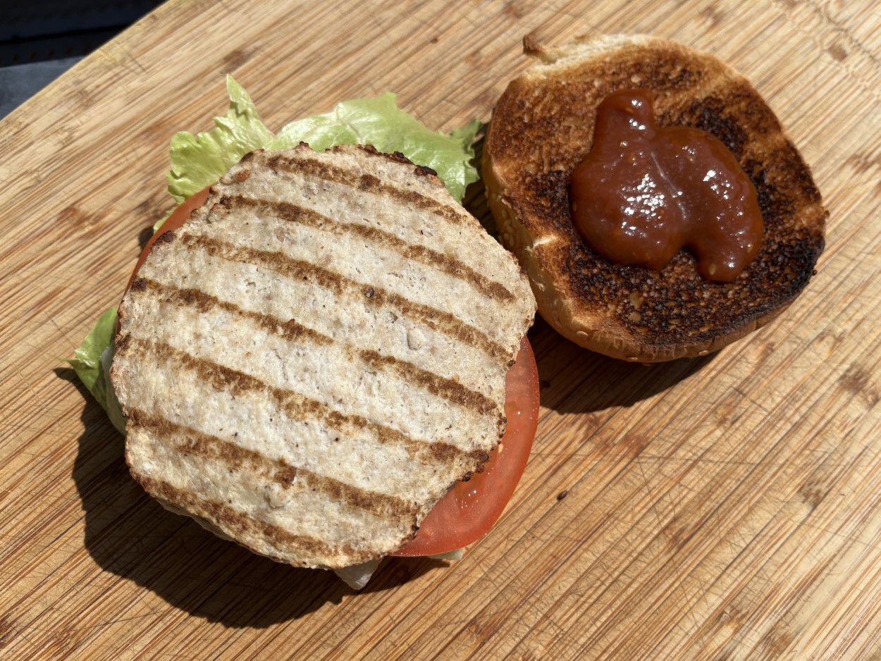 Grilled Chicken Patty Appearance