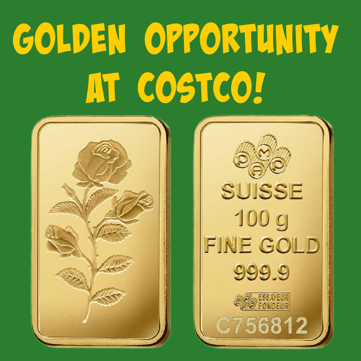 Gold Bars at Costco