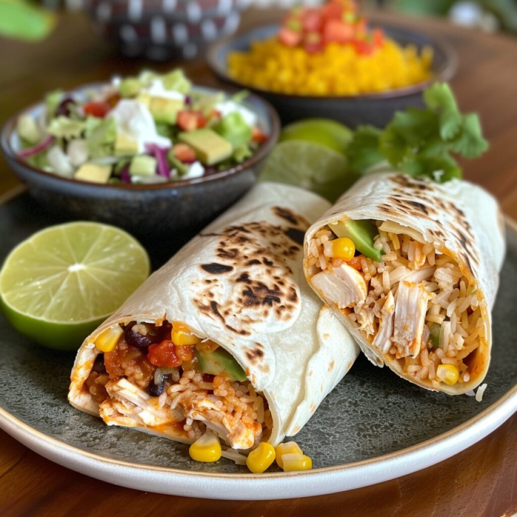 From Rotisserie to Wrap Effortless Chicken and Bean Burritos in Minutes