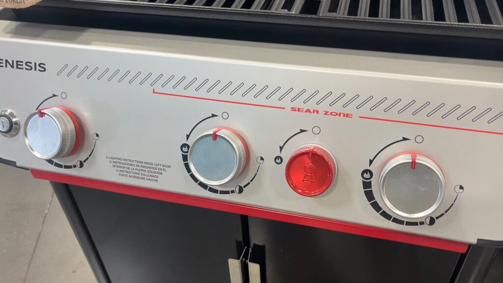Three Burners with Sear Zone